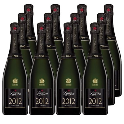 Lanson Le Vintage 2012 Champagne 75cl Crate of 12 Champagne